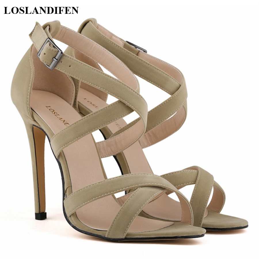 Women Fashion Outfits - 스타 스타일 오픈 토 여성 샌들,