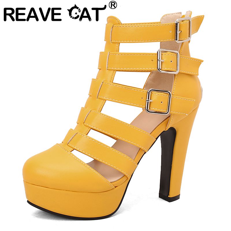 Women'S Fashion Belts - REAVE CAT 여성용 럭셔리 샌들, 라운드