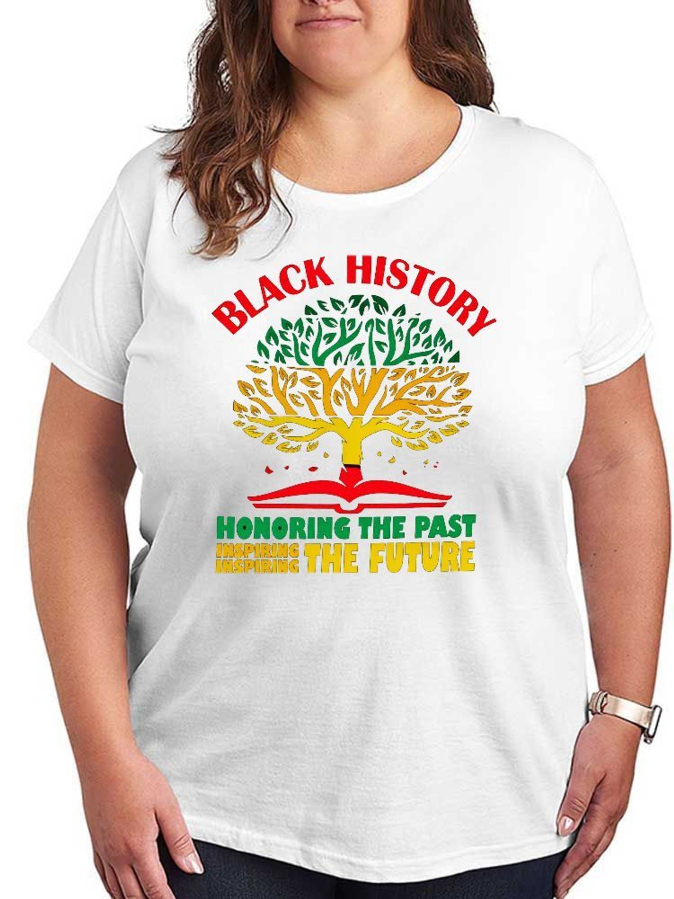 Women Fashion History - 블랙 히스토리 먼스 트리 그래픽 티셔츠