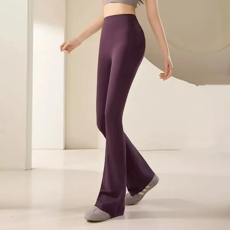 High Waist Leggings - 탄력있는 샤크스킨 피트니스 요가 팬츠 하이웨이스트