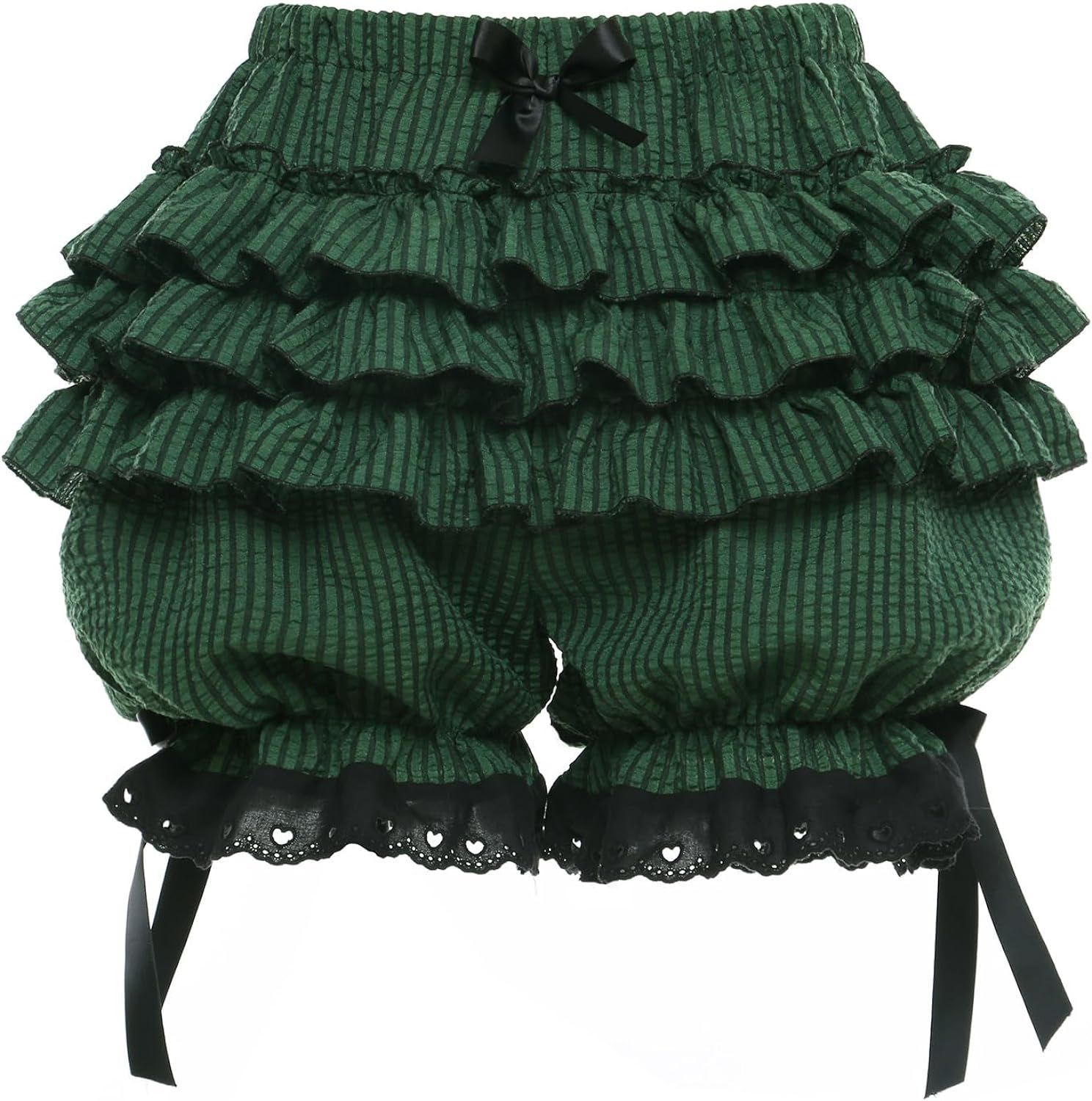 Women'S Fashion Kilt - 로리타 바지 귀여운 스트랩 리본 레이스