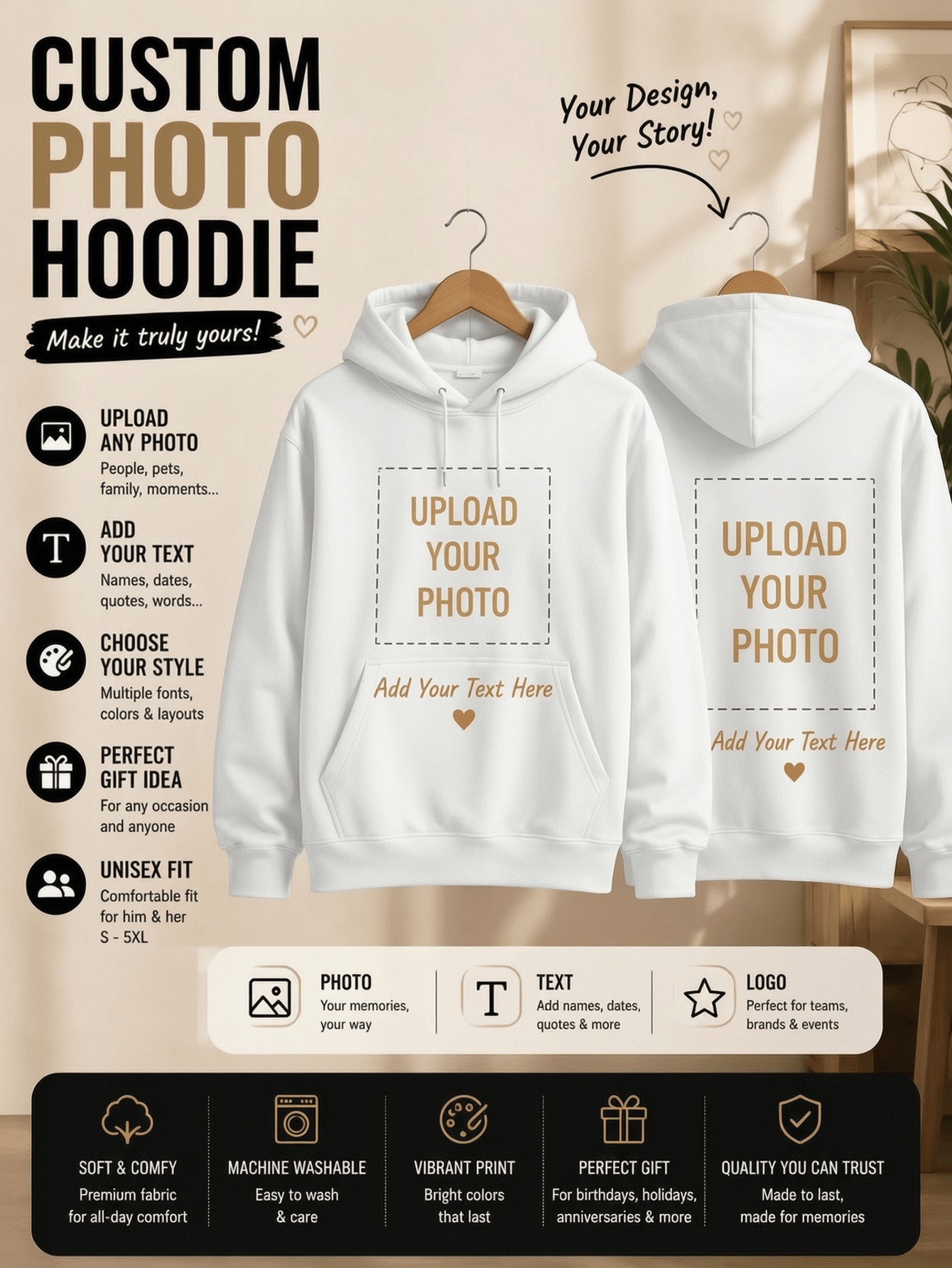 Hoodie Women Oversized - 겨울 맞춤 여성용 후드티 스포티 오버사이즈