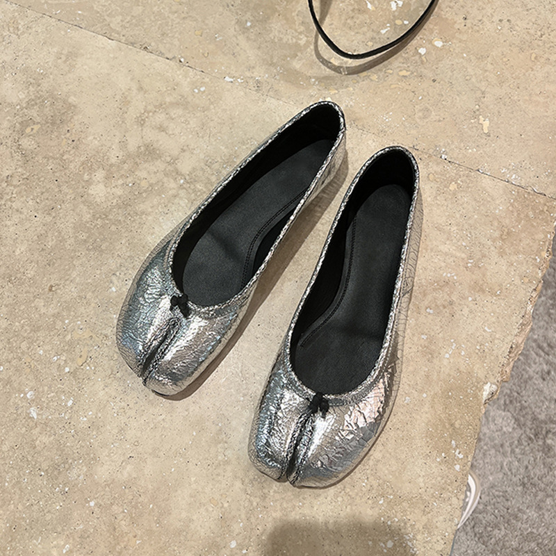 Women'S Fashion Walking Shoes - 여성용 빈티지 스플릿 토 메리 제인