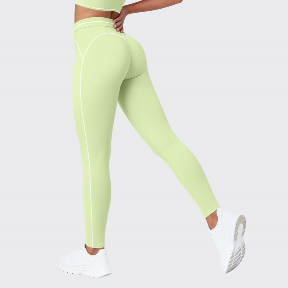 High Waist Leggings - 하이웨이스트 스포츠 레깅스 여성 피트니스 러닝