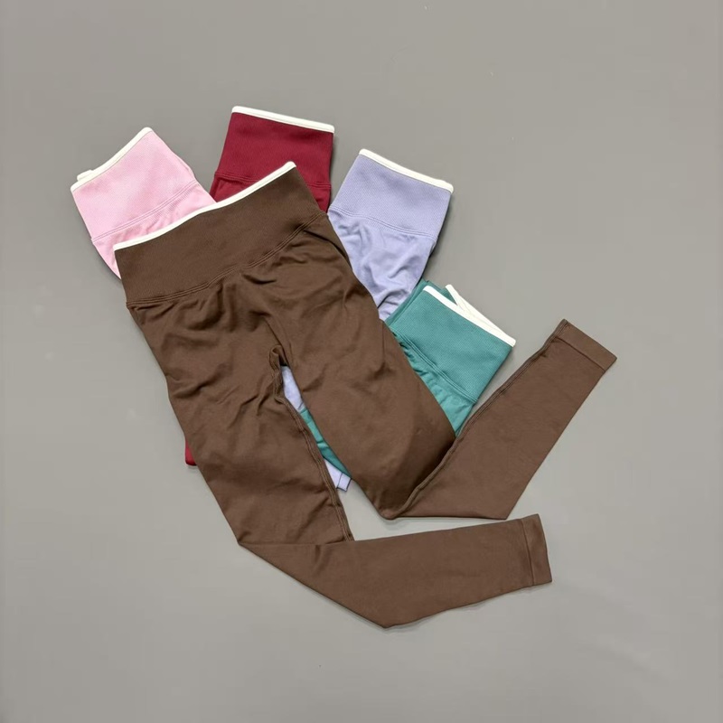 High Waist Leggings - 스컬프트 스크런치 레깅스 여성용 하이웨이스트 심리스