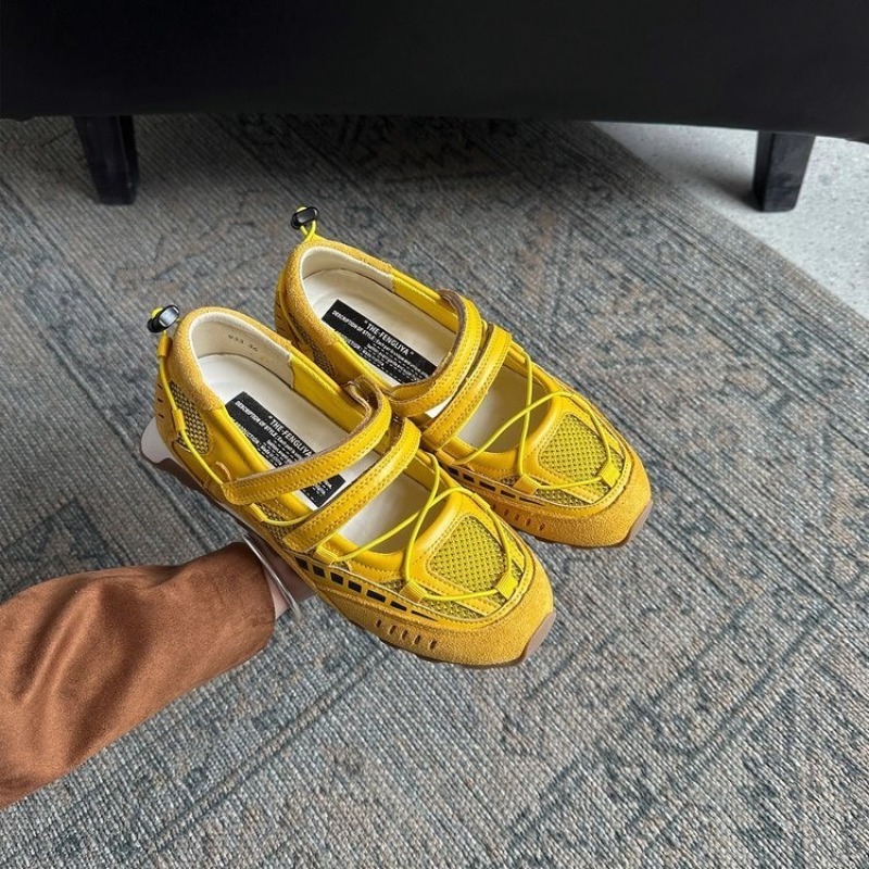 Women'S Fashion Velcro Sneakers - 여성 플랫 스포츠 신발 부드러운 밑창
