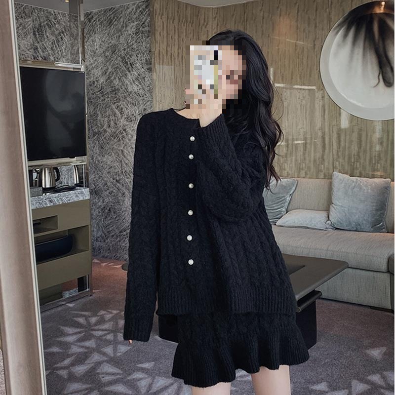 Women Fashion Outfits - 프리미엄 한국 겨울 스타일 세트 두꺼운