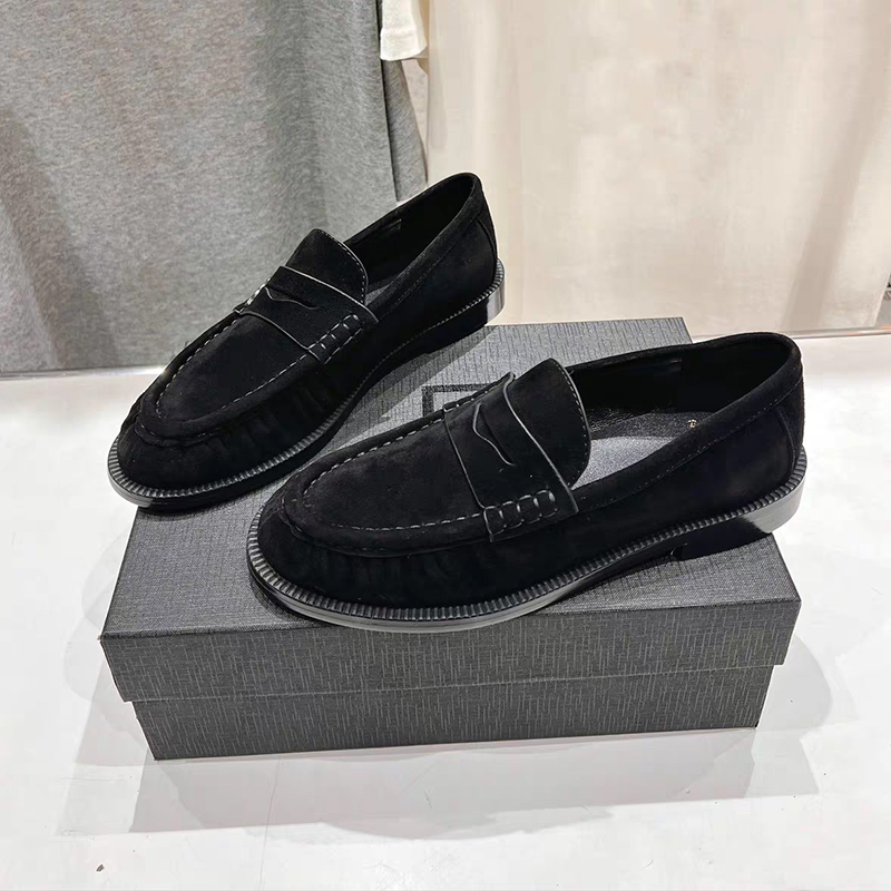 새로운 여성 로퍼 라운드 토 최고급 천연 가죽 낮은 굽 - Women'S Fashion Walking Shoes 리뷰 및 가격