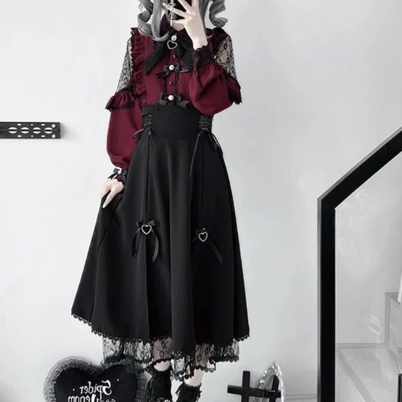 Jirai Kei JK 스커트 유니폼 코스프레 메이드  - Women'S Fashion Kilt 리뷰 및 가격