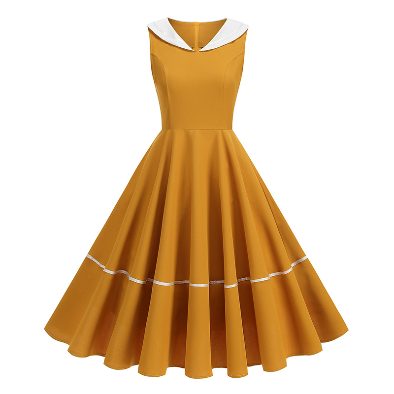  50년대 60년대 빈티지 네이비 스타일 드레스 A- - Women'S Fashion Of The 50S 리뷰 및 가격