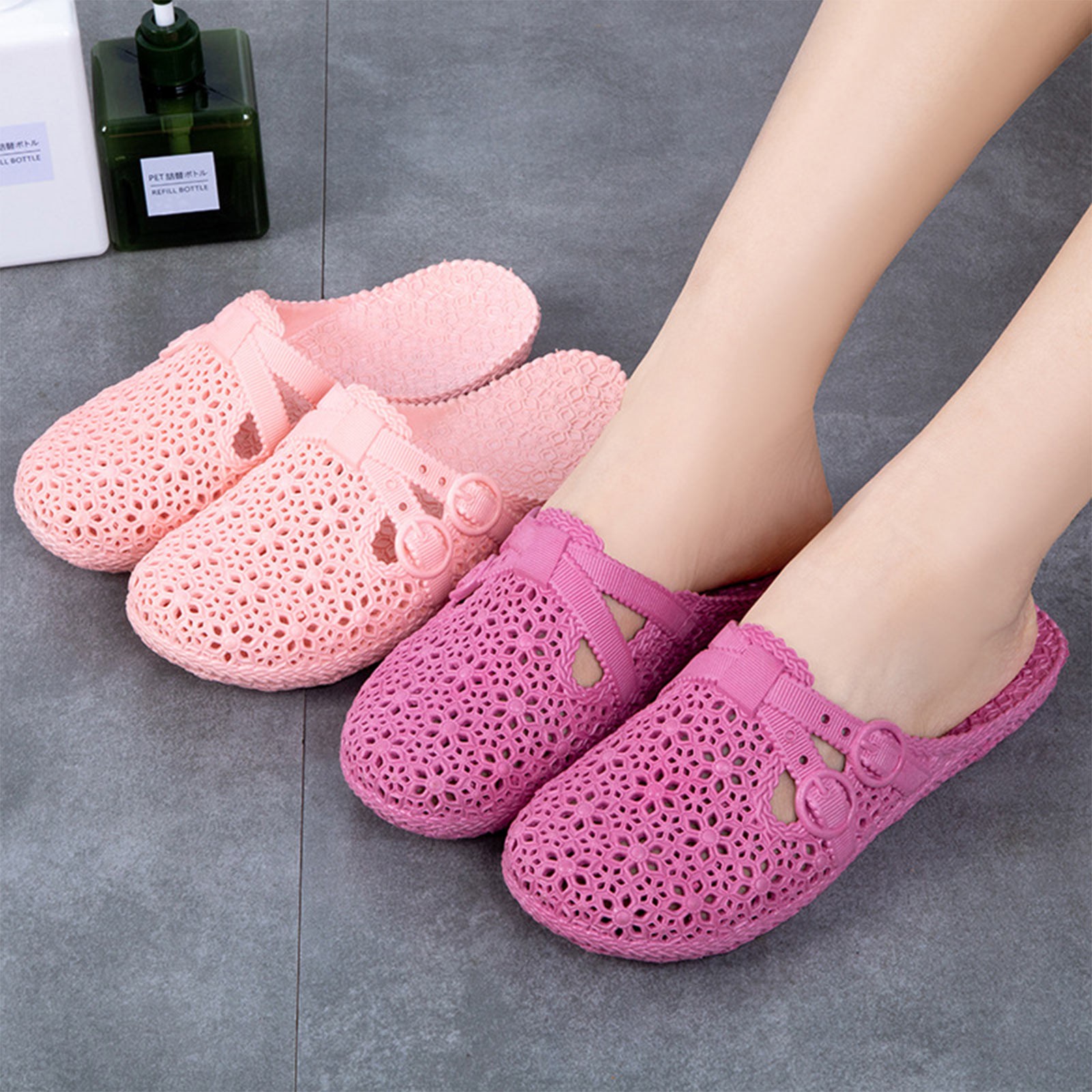 랩토 통기성 슬리퍼 여름 야외 천공 신발 홈 패션 캐주 - Women Fashion Store 리뷰 및 가격