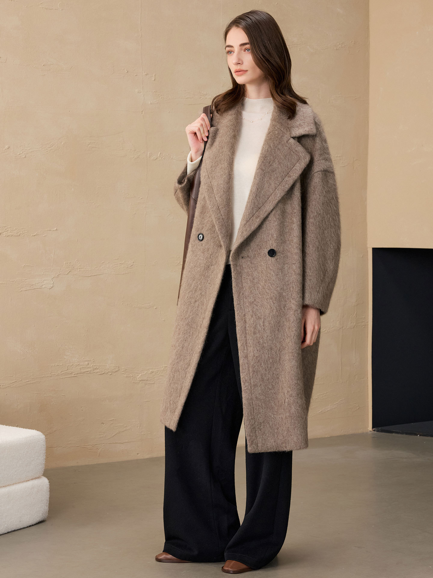 Allingentle 여성용 블레이저 울 패션 롱 재킷 - Women'S Fashion Jackets 리뷰 및 가격