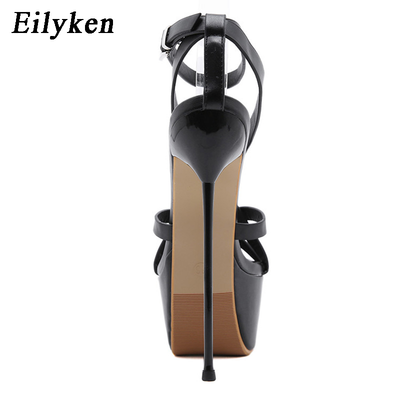 Eilyken 여성용 오픈 토 앵클 버클 스트랩 샌들, - Women Fashion Outfits 리뷰 및 가격