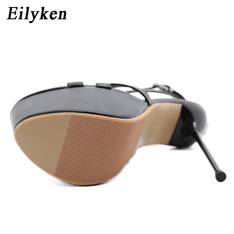 Eilyken 여성용 오픈 토 앵클 버클 스트랩 샌들, - Women Fashion Outfits 리뷰 및 가격