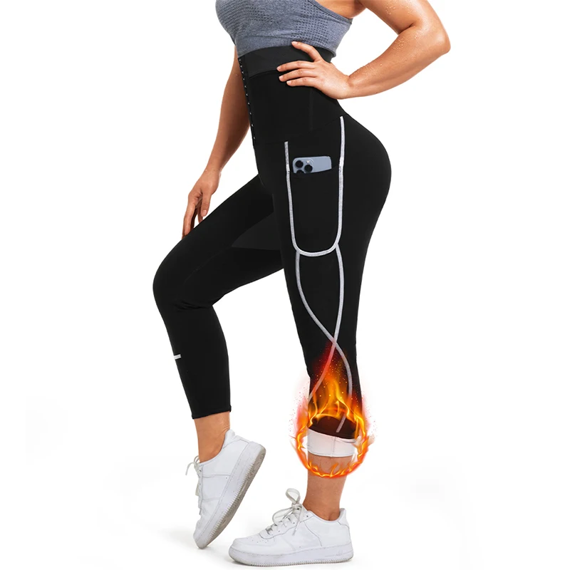 여성용 사우나 스웨트 팬츠, 하이웨이스트 압박 슬리밍  - High Waist Leggings 리뷰 및 가격