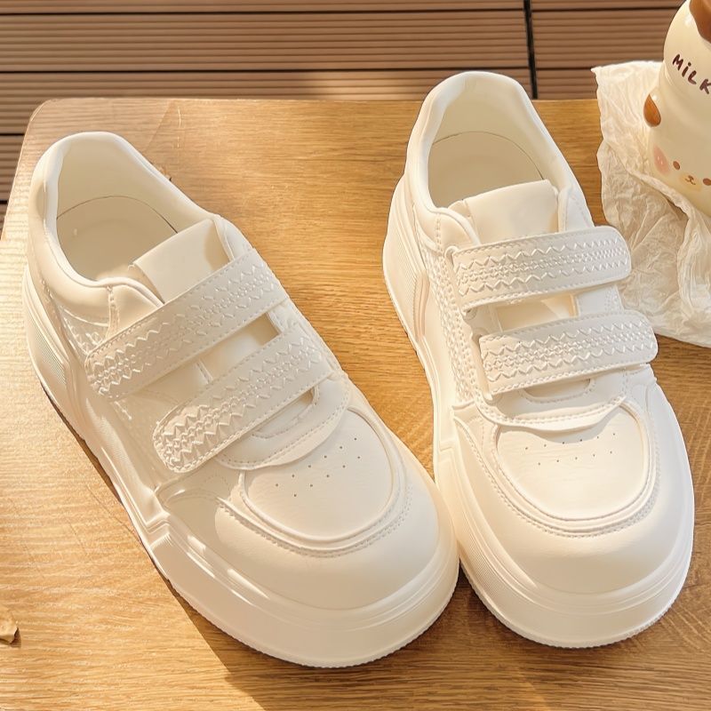 벨크로 플랫폼 스니커즈 여성용 2026 키높이 화이트  - Women'S Fashion Velcro Sneakers 리뷰 및 가격