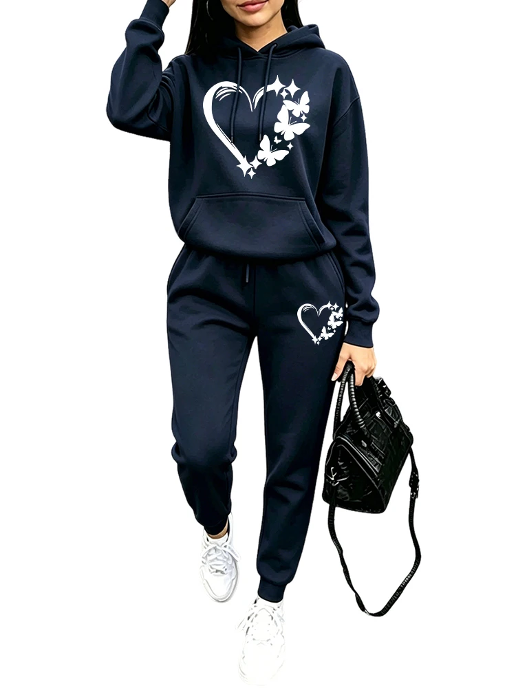 2026 신상 여성 트레이닝복 후드티와 스웨트팬츠 가을 - Women Fashion Outfits 리뷰 및 가격