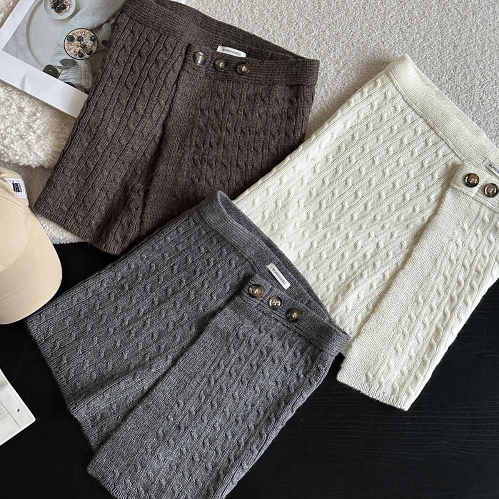 여성용 케이블 니트 랩 스커트, 니트 허리 레이어드 커 - Women'S Fashion Kilt 리뷰 및 가격