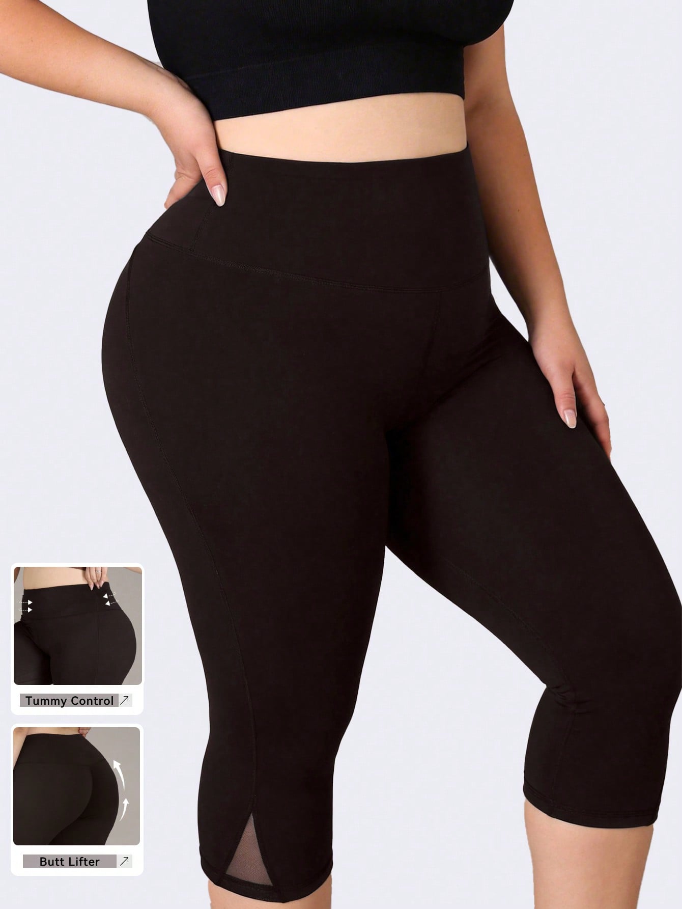 여성용 빅사이즈 짐 레깅스 | 메쉬 요가 팬츠 | 하이 - High Waist Leggings 리뷰 및 가격