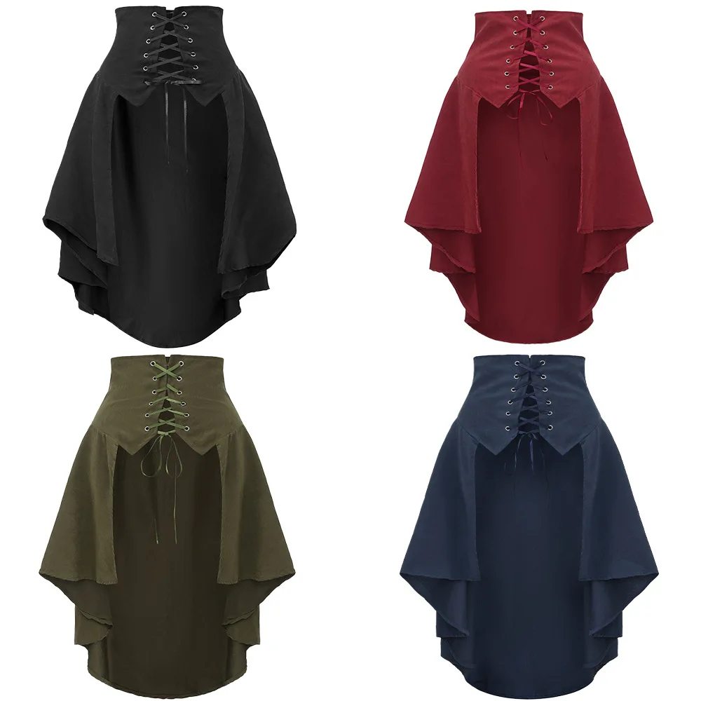 탈부착 가능한 오버스커트 여성 펑크 스왈로우 테일 스커 - Women'S Fashion Kilt 리뷰 및 가격