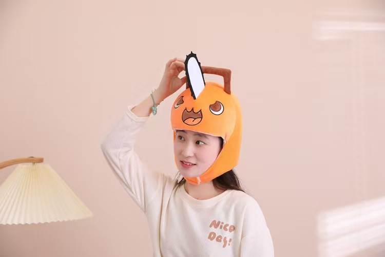 애니메이션 체인소맨 포치타 코스프레 플러시 헤드기어 캡 - Women'S Fashion Jackets 리뷰 및 가격