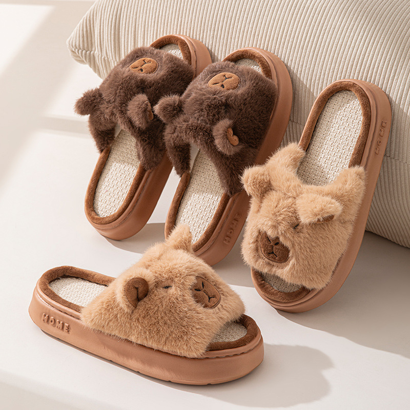 헴프 카툰 여성 슬리퍼 홈 플랫 캐주얼 봄 여름 럭셔리 - Women Fashion Store 리뷰 및 가격