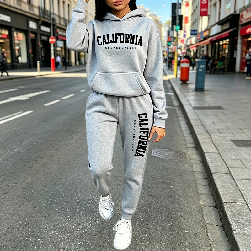 도시 캐주얼 패션 후드 조거 수트 가을 겨울 의상 20 - Women Fashion Outfits 리뷰 및 가격