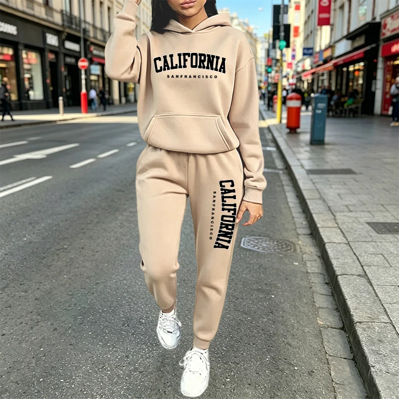 도시 캐주얼 패션 후드 조거 수트 가을 겨울 의상 20 - Women Fashion Outfits 리뷰 및 가격