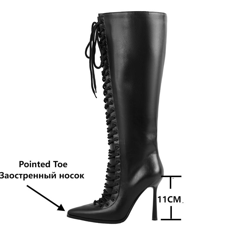 Onlymaker 뾰족한 발가락 레이스업 인조 가죽 무 - Women'S Fashion Leather Boots 리뷰 및 가격
