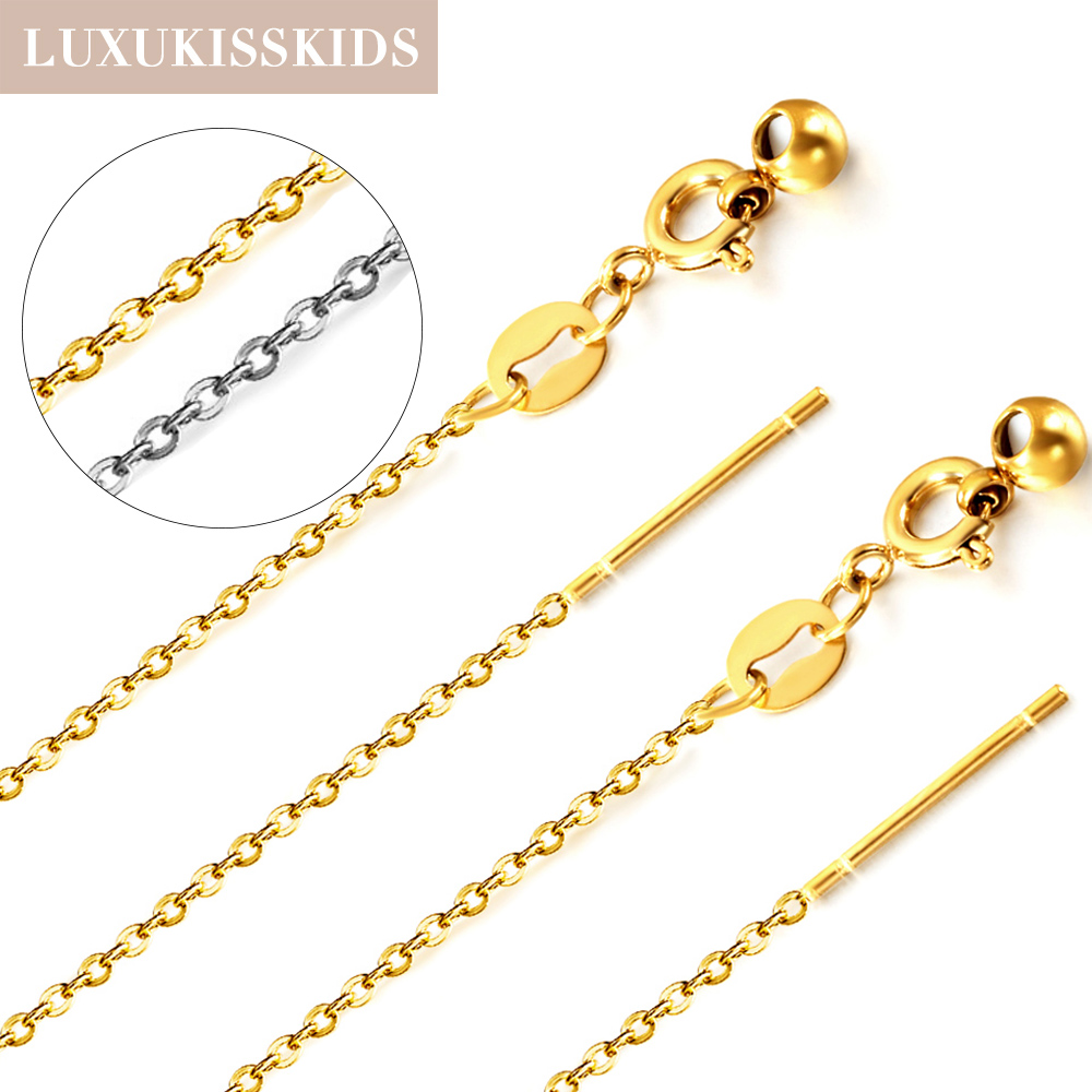 LUXUKISSKIDS 1mm O 체인 목걸이 쥬얼리  - Women'S Fashion Show 2022 리뷰 및 가격