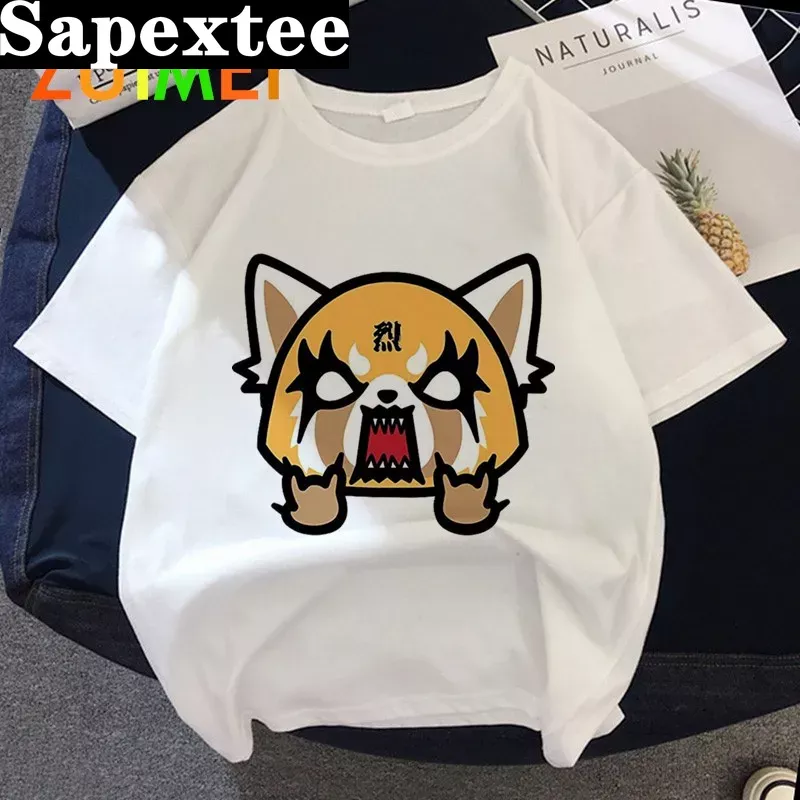 여성 애니메이션 일본 Aggretsuko 하라주크 프린 - Women'S Fashion Vogue 리뷰 및 가격