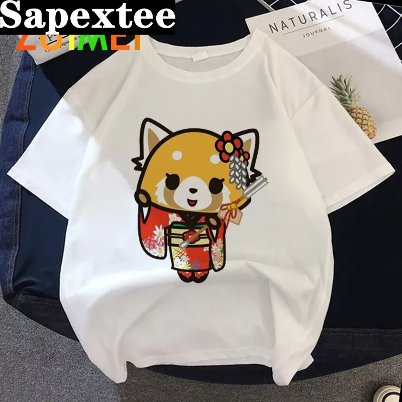여성 애니메이션 일본 Aggretsuko 하라주크 프린 - Women'S Fashion Vogue 리뷰 및 가격